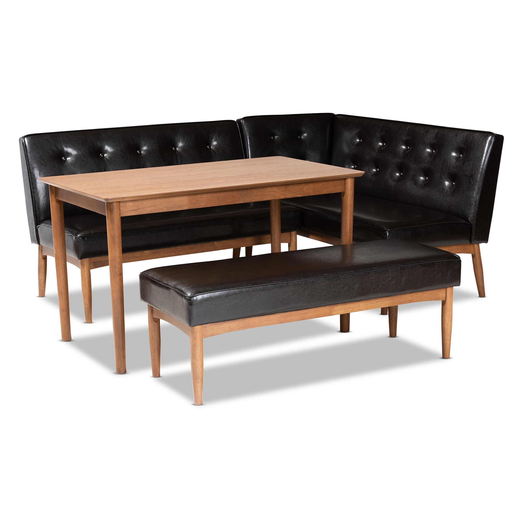 Baxton studio deals dining bench